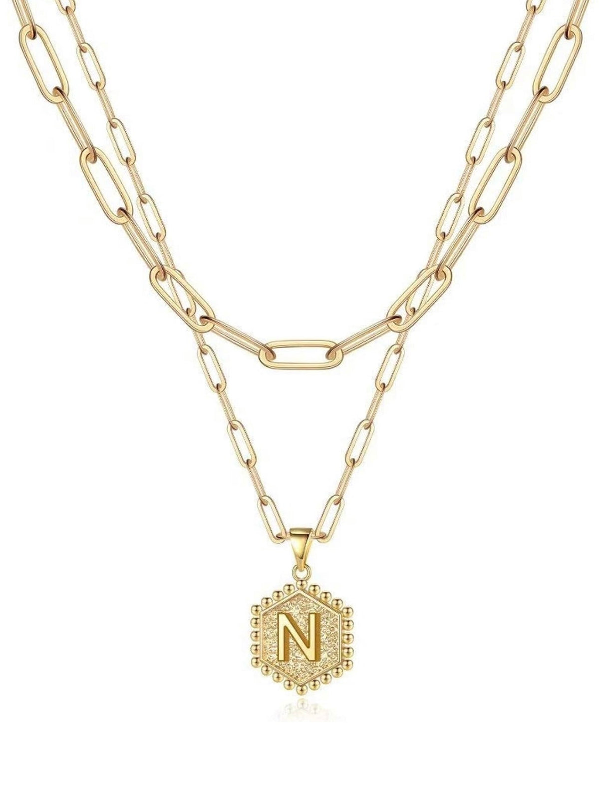 Beautiful Gold Layered Initial Necklaces (A-Z)