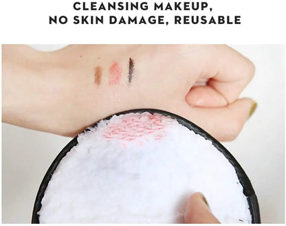 Reusable Make Up Remover Pads Makeup Remover Puff Washable Cotton Double-Sided Face Cleansing Face Eye Cleansing Pads