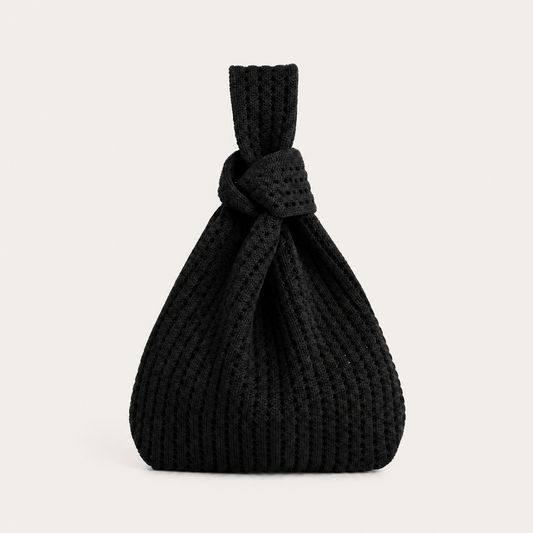 The Black Crochet Handbag