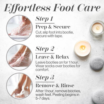Baby Foot Original Exfoliation Foot Peel - Callus Remover for Rough Cracked, Dry Feet, Dead Skin Removal - Foot Peeling Mask for Baby Soft Feet - Spa Experience at Home & Gift Ideas - Lavender Scented